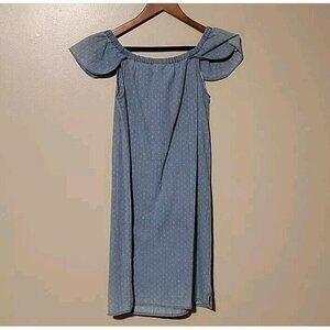 J Crew NWT Sz 0 Trendy Cute Indigo Chambray_